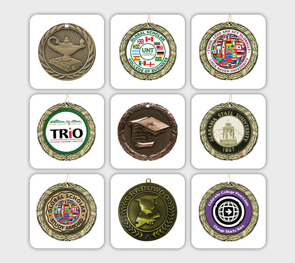 Graduation Stoles - Custom & Stocked Medallions