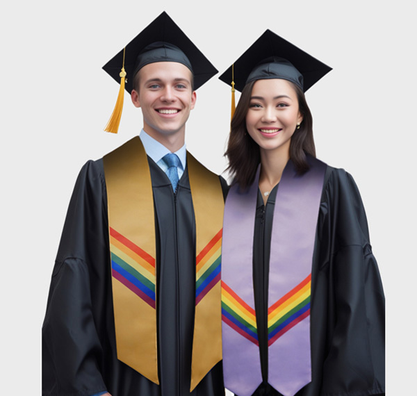 Graduation Stoles - Lavender & Pride Stoles