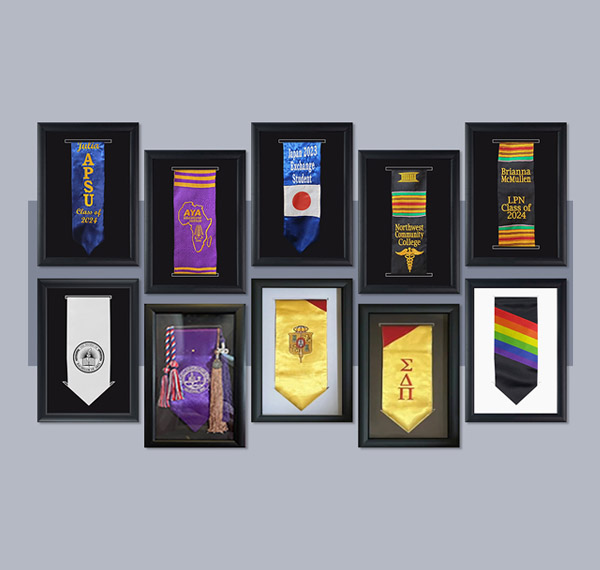 Graduation Stoles - Graduation Accessories Shadow Boxes