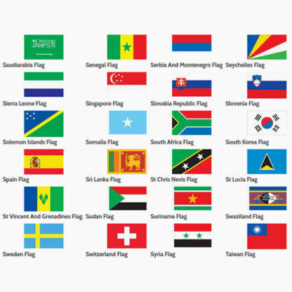 Non-Personalized International and Study Abroad Flag Stole - Image 4