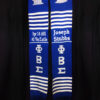 Personalized 2 lines Greek Kente Stoles - Image 7