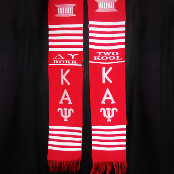 Personalized 2 lines Greek Kente Stoles - Image 8