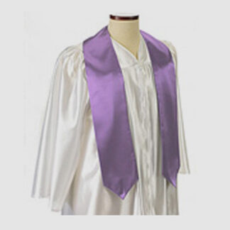 Plain Lavender Stole (60")
