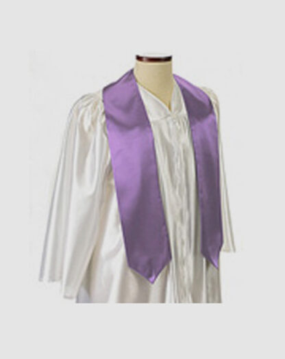 Plain Lavender Stole (60")