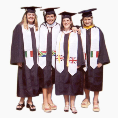 Non-Personalized International and Study Abroad Flag Stole - Image 11