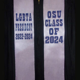 Personalized Imprinted Lavender Stole (60 inch)