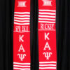 Personalized 2 lines Greek Kente Stoles - Image 15