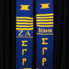 Personalized 2 lines Greek Kente Stoles - Image 18