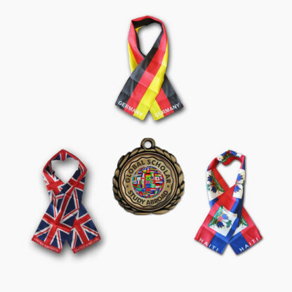 International Scarf and Medallion Combo Package - Image 2