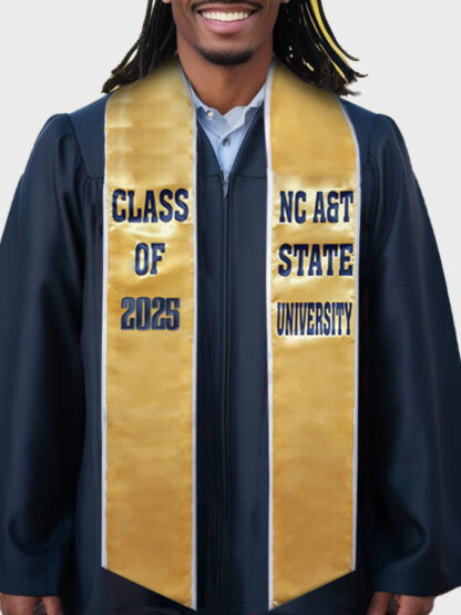 Imprinted Trimmed Satin Stoles