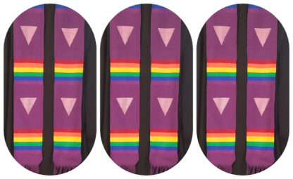 Plain Handwoven Rainbow Stoles - Image 2