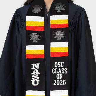 Personalized Embroidered Native Handwoven Stole