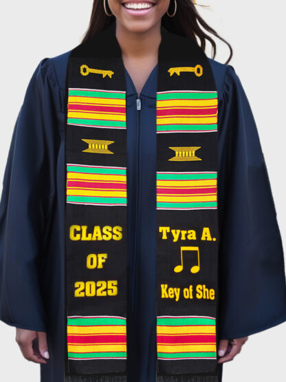 Personalized Imprinted Kente Stoles