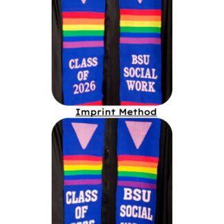 Personalized Handwoven Rainbow Stoles