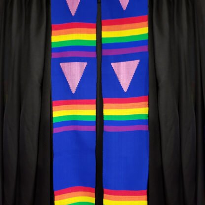 Personalized Handwoven Rainbow Stoles - Image 3