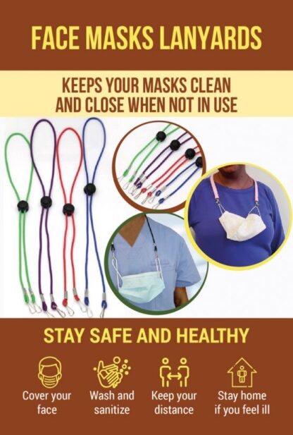 Adjustable Face Mask Lanyard - Image 4