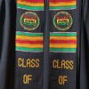Black Girl Magic Patches Kente Stole - Image 2