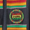 Black Girl Magic Patches Kente Stole - Image 3