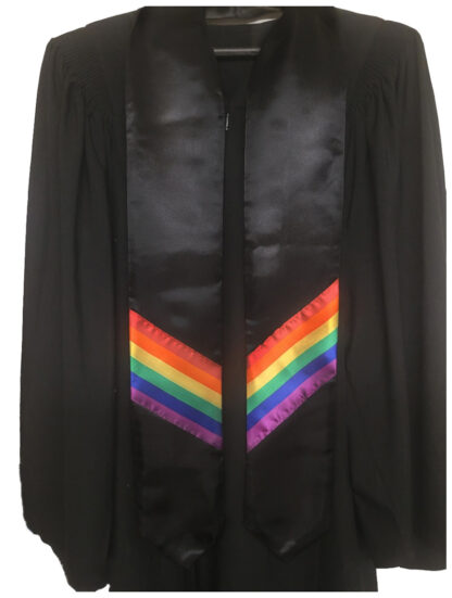 Non-Personalized Satin Rainbow Stoles - Image 2