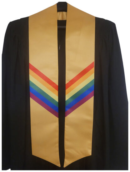 Non-Personalized Satin Rainbow Stoles - Image 3
