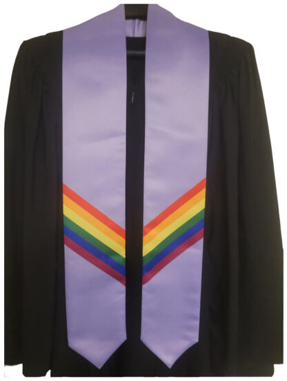 Non-Personalized Satin Rainbow Stoles - Image 4