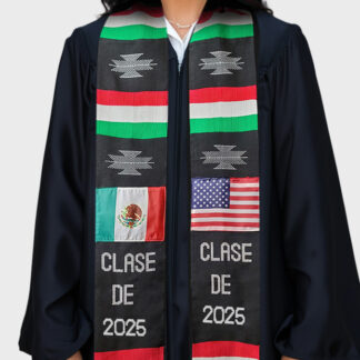 CLASE DE 2025 Stoles With Flags