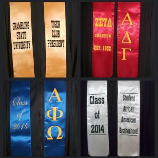 Personalized Imprinted Satin Stole (72 Inch)