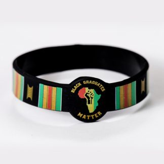 Black Graduates Matter Wrist Bands  ($12.50 for Pack of 2 plus free shipping)