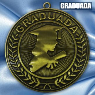 Graduada Medal With Neck Ribbons