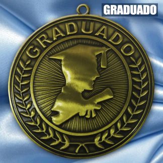Graduado Medal With Neck Ribbons