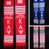 Personalized 2 lines Greek Kente Stoles