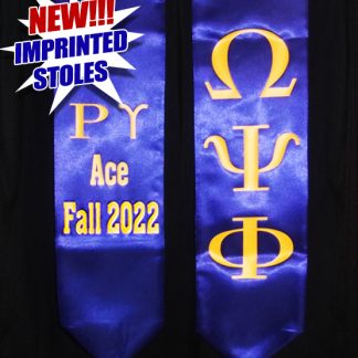 Personalized Imprinted Satin Stole (60 & 72 Inch)