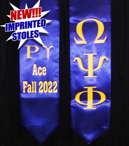 Personalized Imprinted Satin Stole (60 & 72 Inch)
