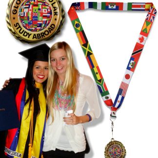 International Scarf and Medallion Combo Package