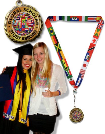 International Scarf and Medallion Combo Package