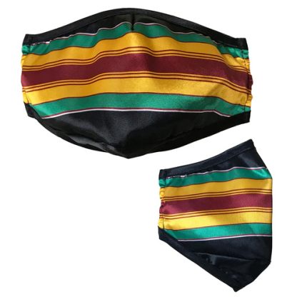 Polyester Fabric Kente Face Masks