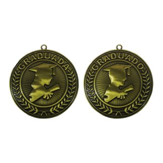 Graduado/Graduada Medals With Neck Ribbons