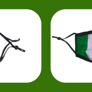 Red, White & Green Face Masks