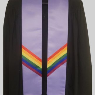 Non-Personalized Satin Rainbow Stoles