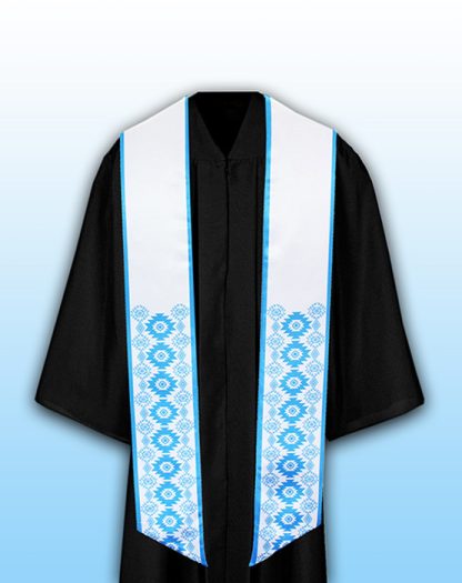 Non Personalized Light Blue Stole