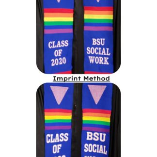 Personalized Handwoven Rainbow Stoles