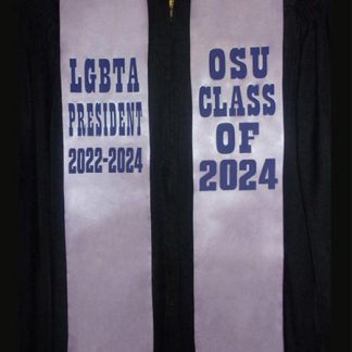 Personalized Imprinted Lavender Stole (72 inch)