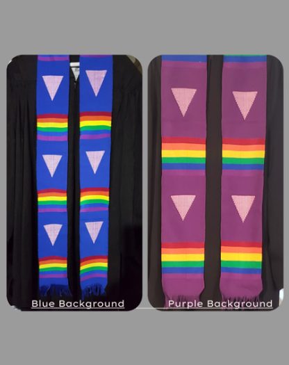 Plain Handwoven Rainbow Stoles