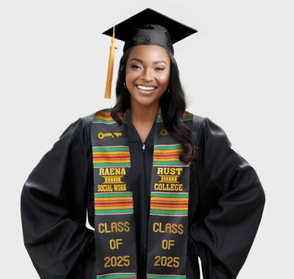 Custom Imprinted Class of 2025 Kente Stoles - Image 2
