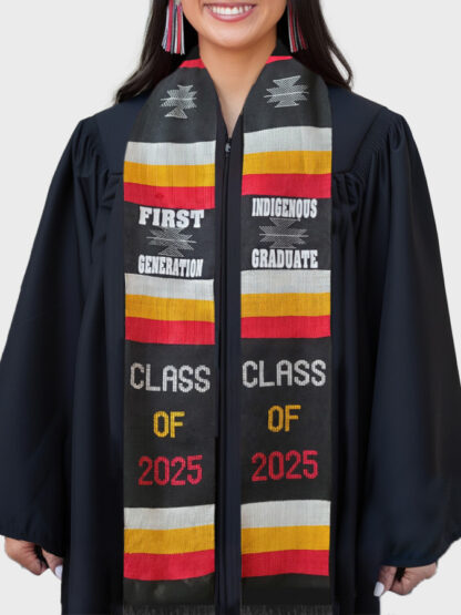 Custom Imprinted Native Class of 2025 Stoles