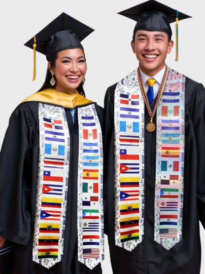 Hispanic Nations Flags Stoles - Image 3
